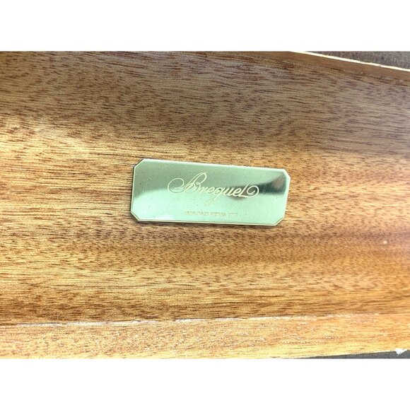 Breguet Watch Box Presentation Green Lacquered Wooden Display Empty Rare - Picture 7 of 15